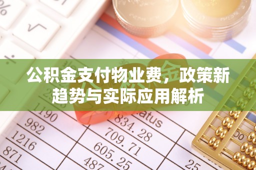 寮步公积金支付物业费，政策新趋势与实际应用解析