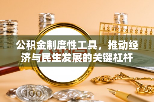 寮步公积金制度性工具，推动经济与民生发展的关键杠杆