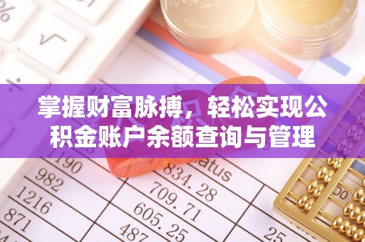 寮步掌握财富脉搏，轻松实现公积金账户余额查询与管理