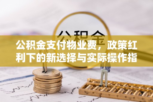 寮步公积金支付物业费，政策红利下的新选择与实际操作指南